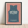 Personalised Running Vest Print No Stripes, thumbnail 4 of 5