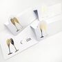 Personalised Wedding, Birthday Or Anniversary Champagne Gold Foiled Place Cards, thumbnail 4 of 4