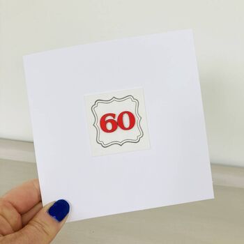 Happy 60th Birthday Cufflinks, 5 of 5