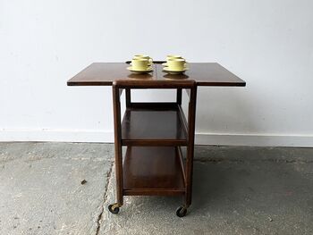 1930’s Vintage Extending Drinks Trolley / Tea Trolley, 4 of 12