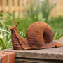 Rusty Garden Snail Sculpture, thumbnail 2 of 2