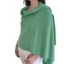 Jade Green 100% Cashmere Wrap Gift Boxed, thumbnail 3 of 8