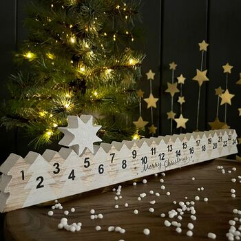 Wooden Star Advent Rule, 2 of 2