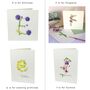 Botanical Flower Letter Cards, thumbnail 3 of 12