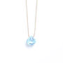 November Topaz Fine Cord Birthstone Necklace, thumbnail 2 of 6