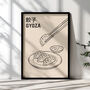 Gyoza Japanese Food Art Print | Minimalist Kitchen Decor, thumbnail 3 of 7