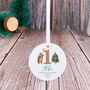 Personalised Gift Baby’s First Christmas Ceramic Ornament, thumbnail 5 of 7