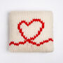 Valentines Blanket And Cushion Cover Easy Knitting Kit, thumbnail 2 of 5