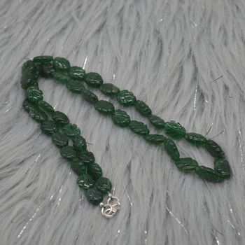 Green Aventurine Beaded Necklace: 18 Inch, 5 of 10