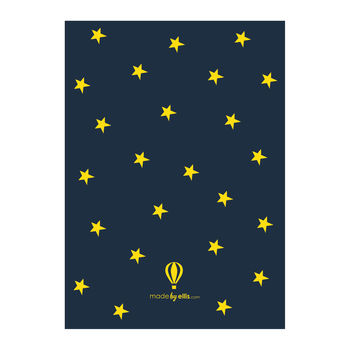 Personalised Space Pattern Birthday Invitations, 3 of 3