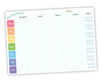 Personalised Weight Loss Meal Planner Whiteboard, 2 of 4