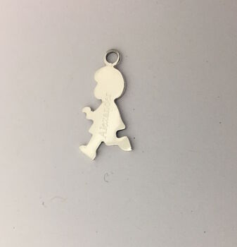 Personalised Boy Silver Necklace For Mum, 3 of 3