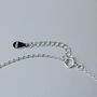 Sterling Silver Daisy Charm Anklet, thumbnail 4 of 6