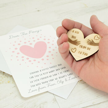 Personalised 'Hug In A Pocket' Token And Card, 4 of 5
