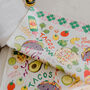 Tacos Organic Cotton Tea Towel, thumbnail 1 of 6