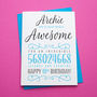 Happy Birthday In Seconds Personalised Decorative Card, thumbnail 3 of 7