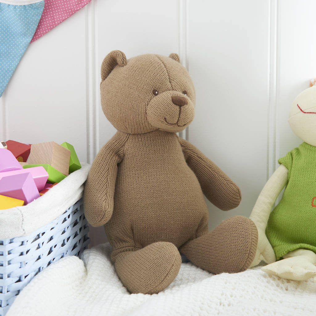 soft toy brown bear