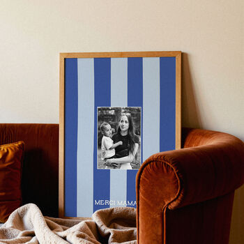 Merci Maman Personalised Photographic Print For Mum, 2 of 12