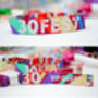 30 Fest 30th Birthday Party Festival Wristbands Favours, thumbnail 2 of 6