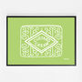 Custard Cream Biscuit Print Four Colour Options, thumbnail 2 of 9