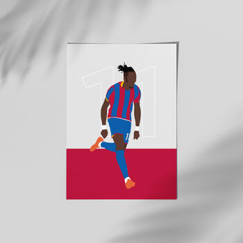 Wilfried Zaha Crystal Palace Poster, 3 of 3