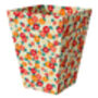 Patterned Waste Paper Bin Red, thumbnail 7 of 7