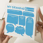 Grandad Fill In The Gaps Card, thumbnail 1 of 2