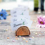 Wooden Wedding Place Card Holder, thumbnail 3 of 5