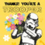 Original Stormtrooper Thank You Card, thumbnail 2 of 3