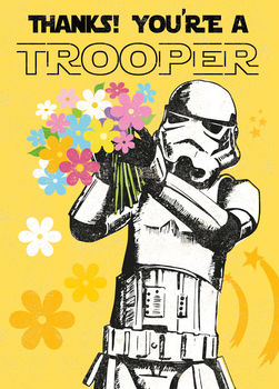Original Stormtrooper Thank You Card, 2 of 3