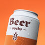 Ale Beer Gift Socks In A Can, thumbnail 6 of 7