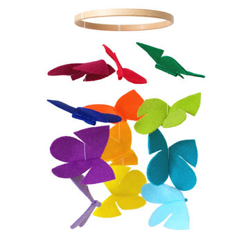Rainbow Baby Mobile Butterfly, 5 of 6