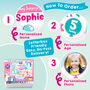 Personalised Unicorn Dreams Birthday Jigsaw Puzzle, thumbnail 4 of 10