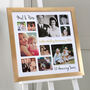 Personalised Golden Wedding Anniversary Photo Collage, thumbnail 8 of 9