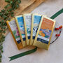 Organic Chocolate Selection In Gold Christmas Gift Box, thumbnail 2 of 3