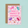 Any Age Cat Birthday Card, Girls Age Birthday Card, thumbnail 3 of 9