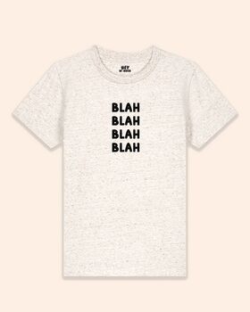 Blah Blah | Kids T Shirt, 3 of 6