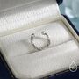 Minimalist Twist Sterling Silver Ear Cuff, thumbnail 2 of 10