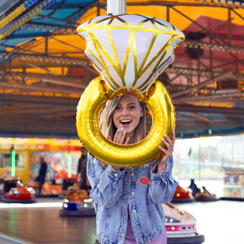 Diamond Ring Hen Party Foil Balloon, 2 of 6