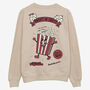 Sweet And Salty Popcorn Women's Slogan Sweatshirt, thumbnail 5 of 6