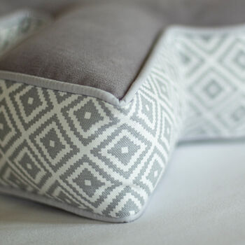 Two Tone Fabric Letter Cushions, 5 of 8