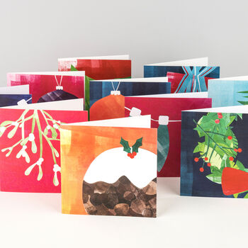 Pack Of 10 Festive Christmas Cards, 4 of 11