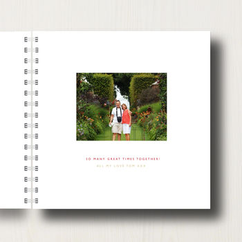 Personalised Couples Memory Book Or Album, 2 of 12