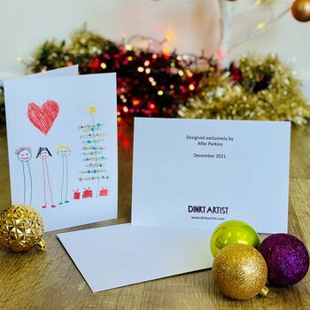 Personalised Christmas Card Sets With Child's Drawing, 9 of 9