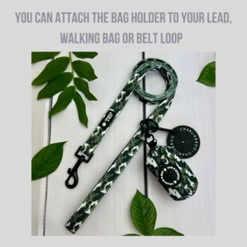 Camouflage Dog Poo Bag Holder, 4 of 7