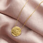 Personalised Large Hammered Disc Necklace, thumbnail 2 of 9
