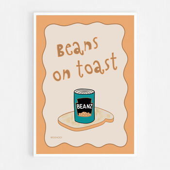Beans On Toast Print, 6 of 8