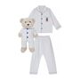 Gingerman Pyjama Set With Matching Teddy Bear Set, thumbnail 2 of 4
