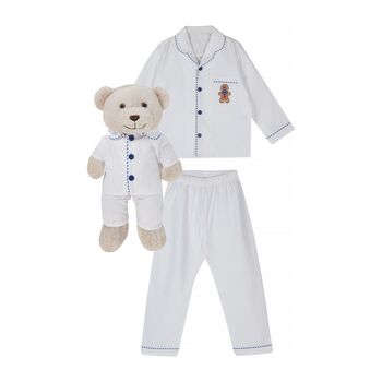 Gingerman Pyjama Set With Matching Teddy Bear Set, 2 of 4