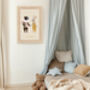 Best Friends Bear And Rabbit Nursery Art Print, thumbnail 3 of 3